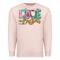 Pale Pink Love my patients Premium Sweatshirt - CowGirlArtShop