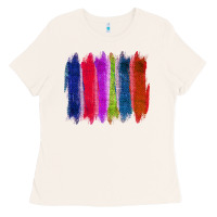 Bone Colored Jute Brush Strokes Ladies Tee - Bettercallsaul