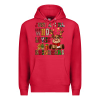 Cardinal just a girl who loves reindeers Premium Hoodie - CowGirlArtShop