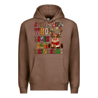 Chestnut just a girl who loves reindeers Premium Hoodie - CowGirlArtShop