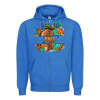 True Royal cna pumpkin nurse Zipper Hoodie - NancyCooperArtShop