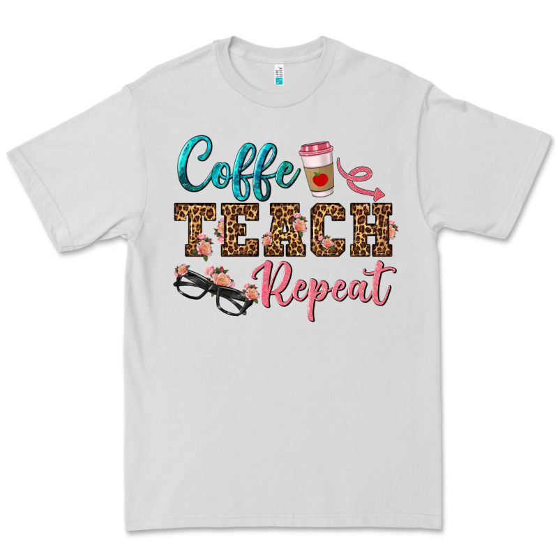 Coffee Teach Repeat Premium Tee by BundleAndBundleShop | Teevron
