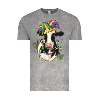 Cloud Rock mardi gras cow Vintage Tee - MaliasSmallBusiness