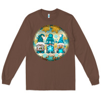 Chestnut Winter Gnomies Ornament Long Sleeve Tee - BundleAndBundleShop
