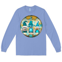 Colony Blue Winter Gnomies Ornament Long Sleeve Tee - BundleAndBundleShop