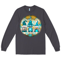 Smoke Winter Gnomies Ornament Long Sleeve Tee - BundleAndBundleShop