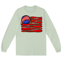 Matcha leopard baseball flag5 Long Sleeve Tee - JahusDesignShop