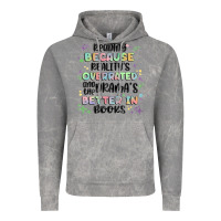 Cloud Rock reading because realitys overrated Vintage Hoodie - MaliasSmallBusiness