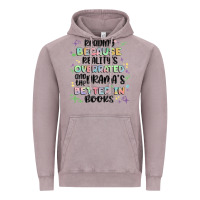 Vintage Zinc reading because realitys overrated Vintage Hoodie - MaliasSmallBusiness