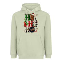 Matcha ho ho ho heifer cow gnomies Heavyweight Hoodie - CowGirlArtShop