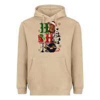 Mushroom ho ho ho heifer cow gnomies Heavyweight Hoodie - CowGirlArtShop
