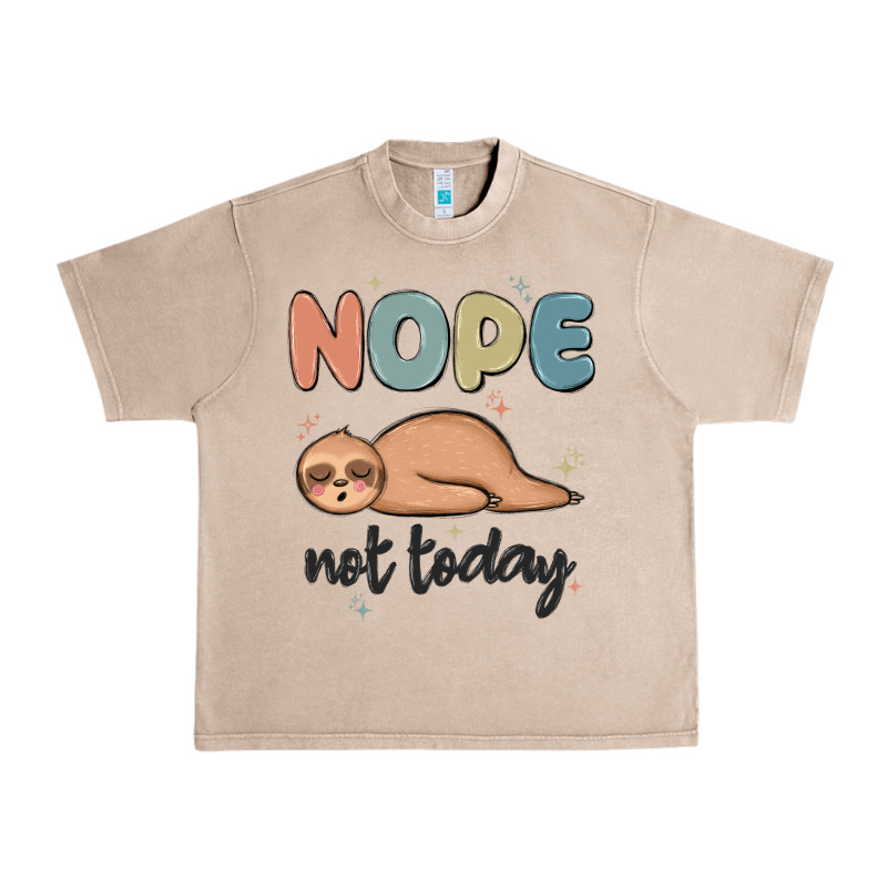 Nope Not Today Urban Heavy Tee by MaliasSmallBusiness | Teevron