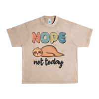 French Oak nope not today Urban Heavy Tee - MaliasSmallBusiness