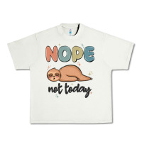 Pistachio nope not today Urban Heavy Tee - MaliasSmallBusiness