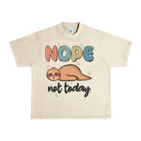 Sandshell nope not today Urban Heavy Tee - MaliasSmallBusiness