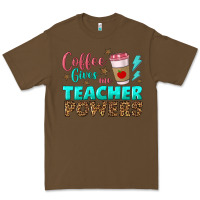 Cacao coffee gives me teacher powers Premium Tee - BundleAndBundleShop