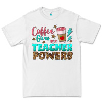 White coffee gives me teacher powers Premium Tee - BundleAndBundleShop