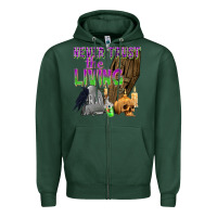 Sports Green Never Trust The Living Zipper Hoodie - texasbilliewilder