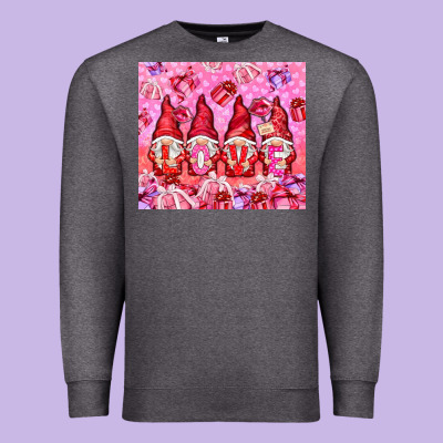 Love Gnomies With Gift Boxes Tumbler Premium Sweatshirt Designed By Howdyjamesfarm