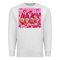Oatmeal Heather Love gnomies with gift boxes tumbler Premium Sweatshirt - HowdyJamesFarm