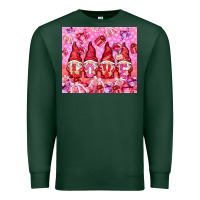 Sports Green Love gnomies with gift boxes tumbler Premium Sweatshirt - HowdyJamesFarm
