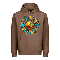 Chestnut sunset sunflower Premium Hoodie - JahusDesignShop
