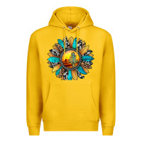 Lemon sunset sunflower Premium Hoodie - JahusDesignShop