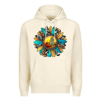 Sandshell sunset sunflower Premium Hoodie - JahusDesignShop