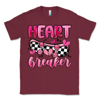 Burgundy heart breaker Classic Tee - MaliasSmallBusiness