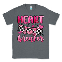 Charcoal Heather heart breaker Classic Tee - MaliasSmallBusiness