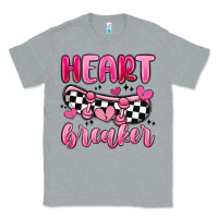 Heather Grey heart breaker Classic Tee - MaliasSmallBusiness