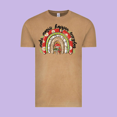 Make Magic Happen Everyday Vintage Tee Designed By Maliassmallbusiness