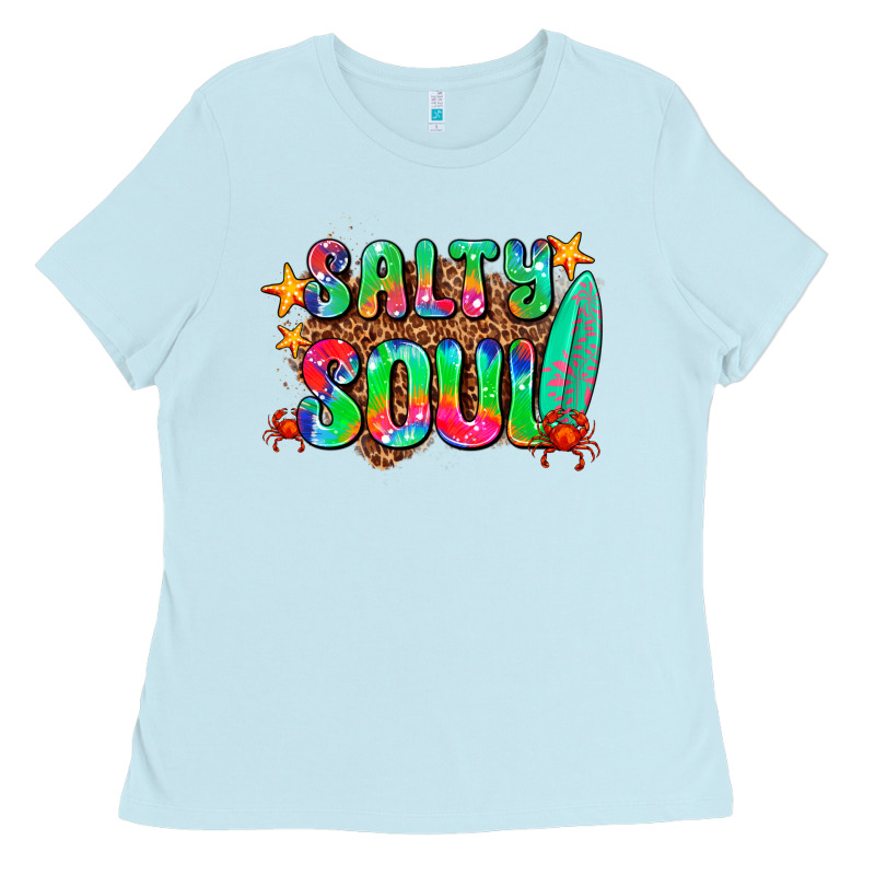 Salty Soul Ladies Tee by AdoDesignShop | Teevron