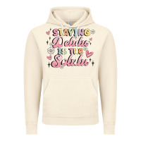Vintage Artic staying delulu is the solulu Vintage Hoodie - MaliasSmallBusiness