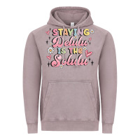 Vintage Zinc staying delulu is the solulu Vintage Hoodie - MaliasSmallBusiness