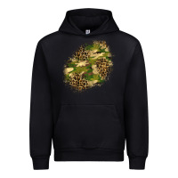 Foreset Green camouflage and leopard patch  5 Urban Hoodie - BundleAndBundleShop