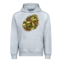 Heather Grey camouflage and leopard patch  5 Urban Hoodie - BundleAndBundleShop