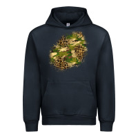 Navy camouflage and leopard patch  5 Urban Hoodie - BundleAndBundleShop