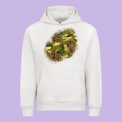 Camouflage And Leopard Patch  5 Urban Hoodie Designed By Bundleandbundleshop
