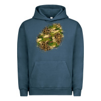 Pigment Midnight Navy camouflage and leopard patch  5 Urban Hoodie - BundleAndBundleShop