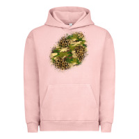 Pigment Salmon camouflage and leopard patch  5 Urban Hoodie - BundleAndBundleShop
