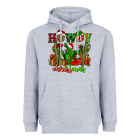 Heather Grey howdy christmas with cactusses Heavyweight Hoodie - CowGirlArtShop