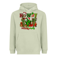 Matcha howdy christmas with cactusses Heavyweight Hoodie - CowGirlArtShop