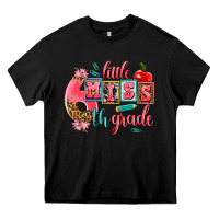 Black little miss 6 th grade Heavy Core Tee - AdoDesignShop