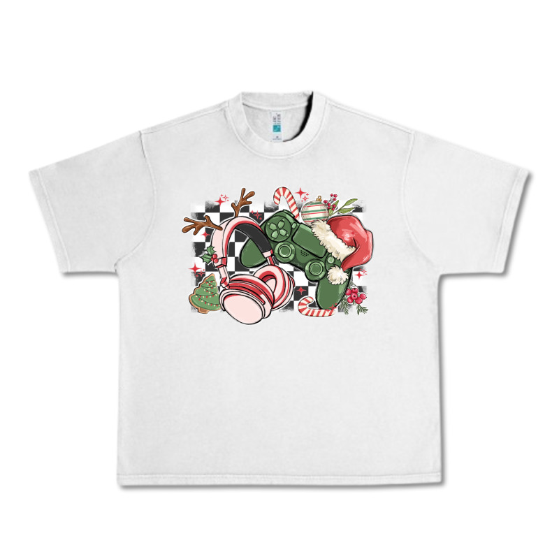 Gamer Christmas Game Controller Urban Heavy Tee by MaliasSmallBusiness | Teevron