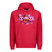 Cardinal pink christmas Premium Hoodie - CowGirlArtShop