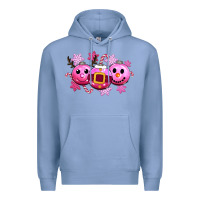 Colony Blue pink christmas Premium Hoodie - CowGirlArtShop