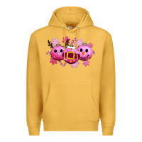 Mustard pink christmas Premium Hoodie - CowGirlArtShop
