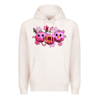 Pale Pink pink christmas Premium Hoodie - CowGirlArtShop