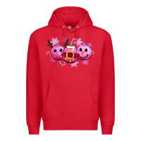 Red pink christmas Premium Hoodie - CowGirlArtShop